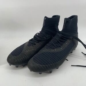 Under Armour Spotlight MC Football Cleats Mens 10 Black High Top 3027304-003